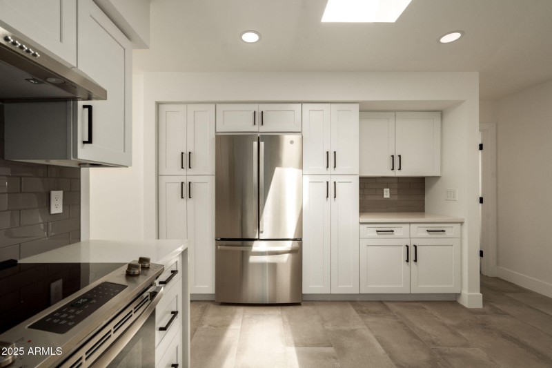 Kitchen with Skylights