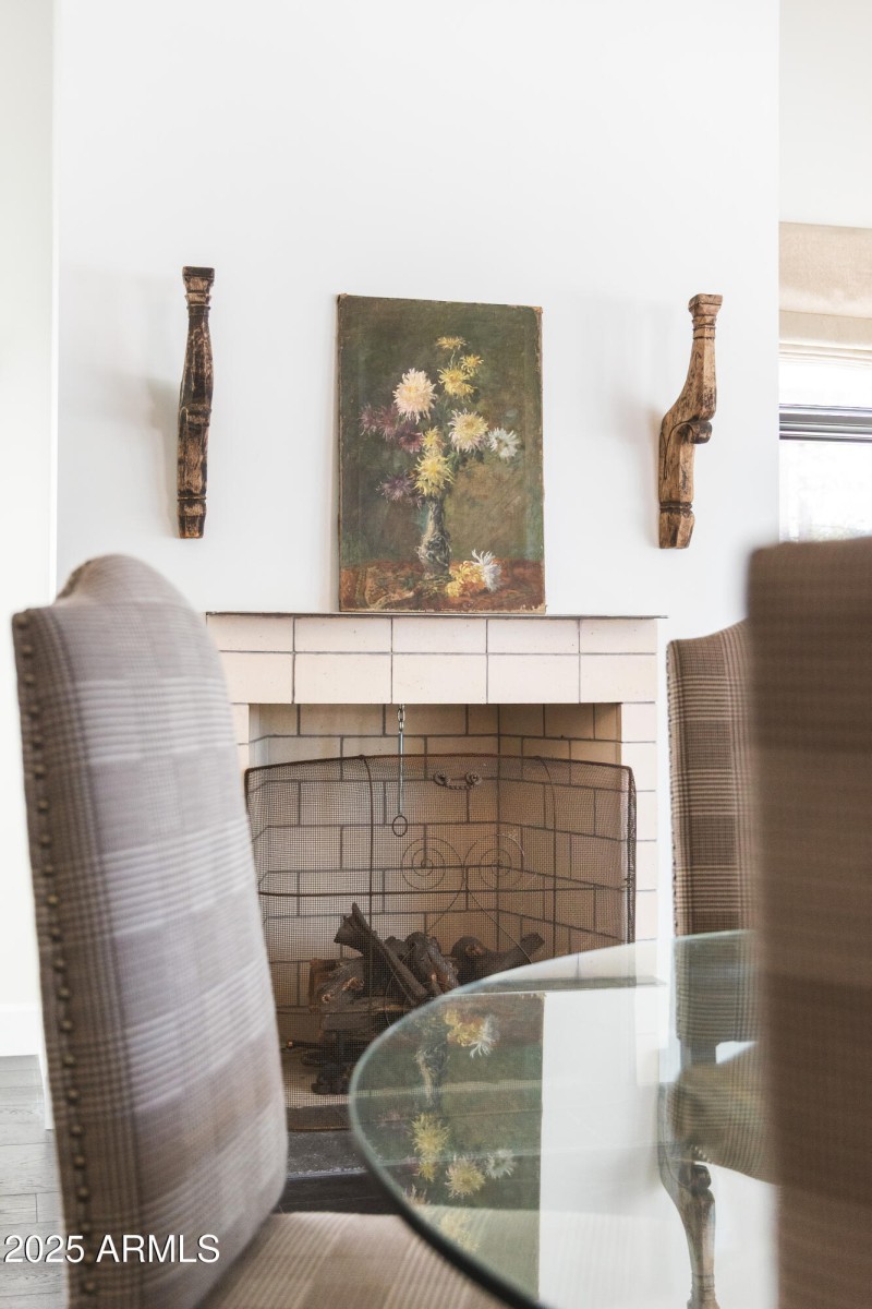 Dining Fireplace