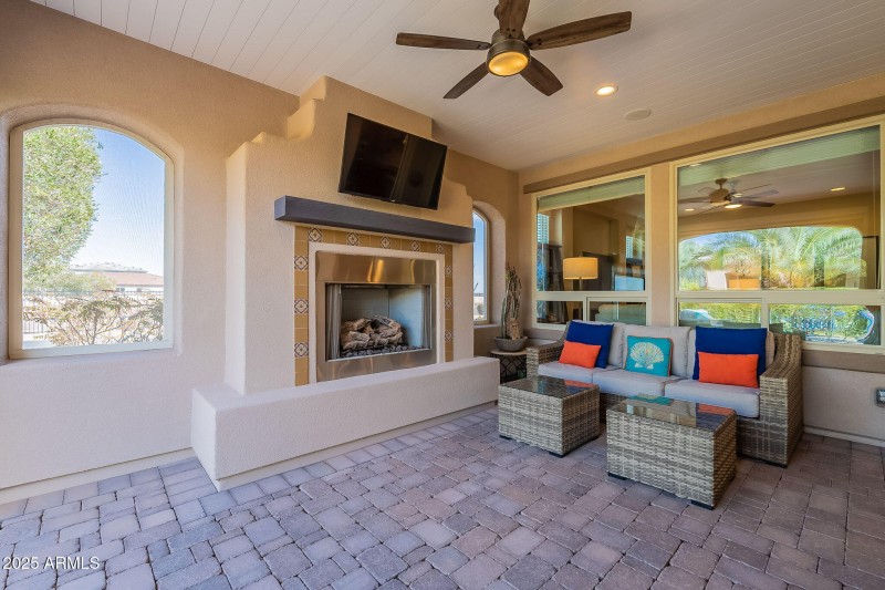 Back patio