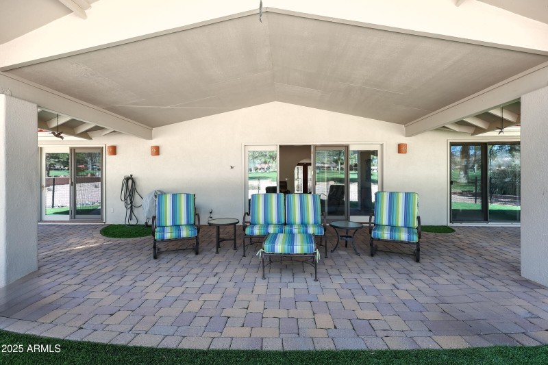 Huge outdoor living space
