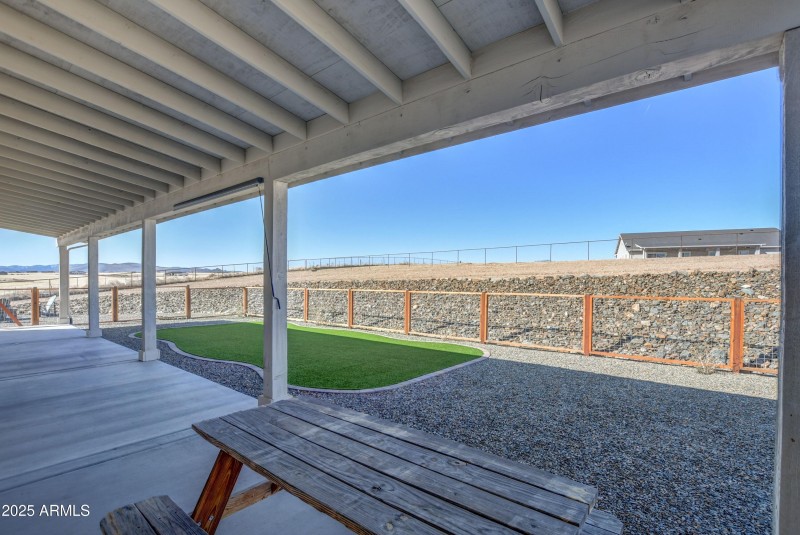 10250 N. Steel Road - Photo - Back Patio