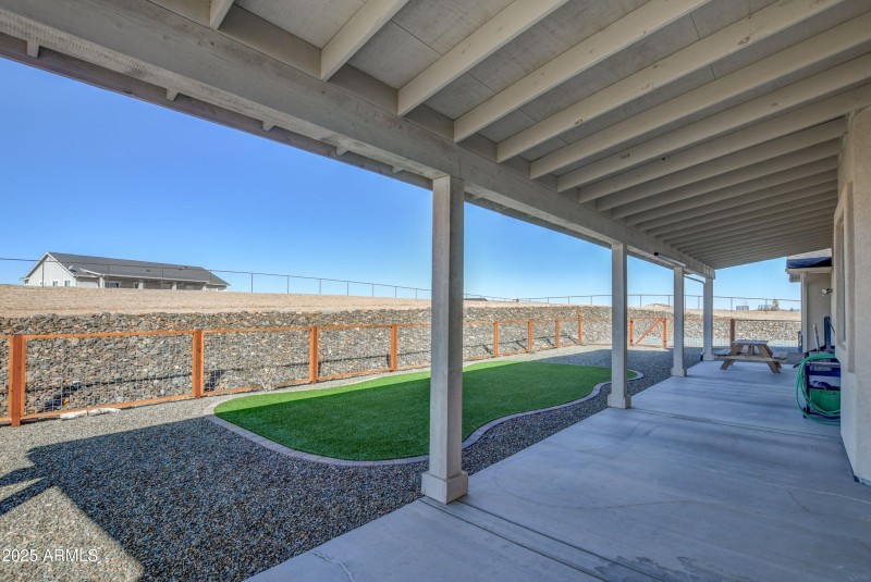 10250 N. Steel Road - Photo - Back Patio