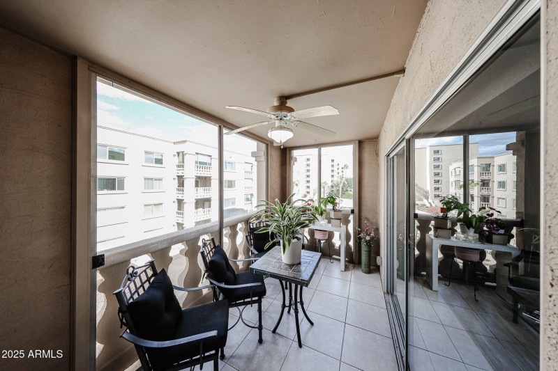 Covered Patio With Storage