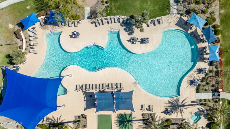 Aerial View of resort pool