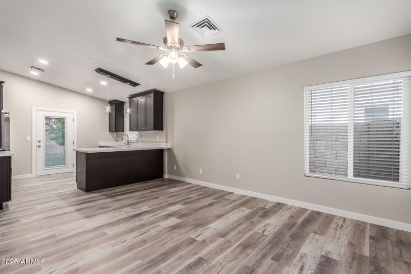 Open Concept Living & Kitchen