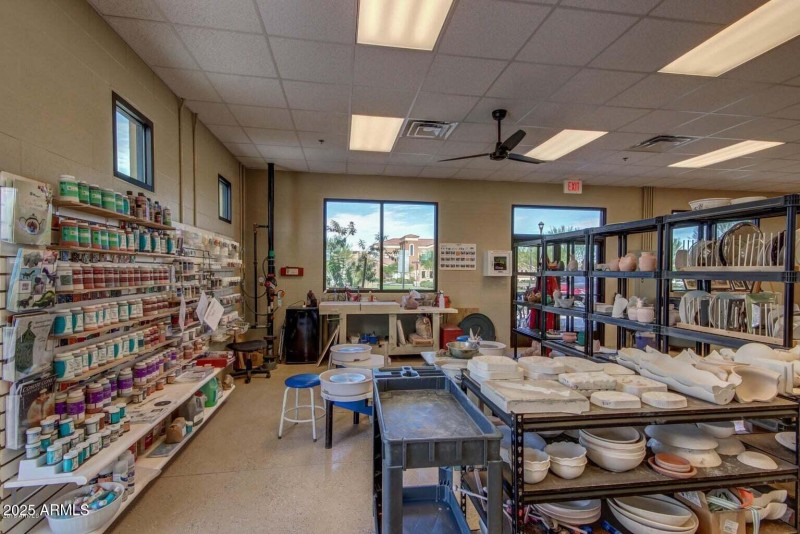 inside art studio
