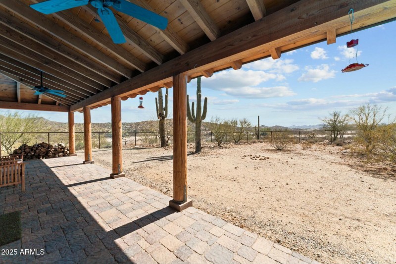 Casita rear patio