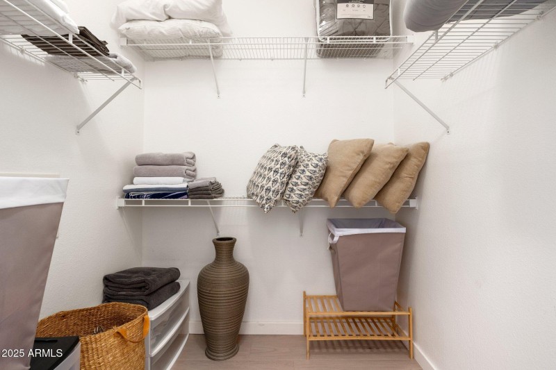 Primary walk in closet