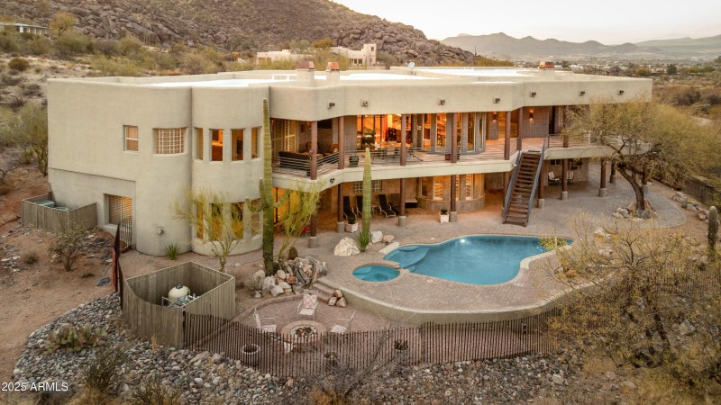 Rear Pool View