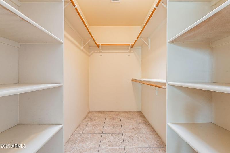Large walk in closet