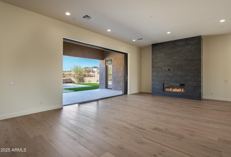 Dramatic Modern Ortal Fireplace