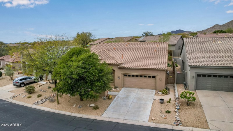 Driveway leading to your home