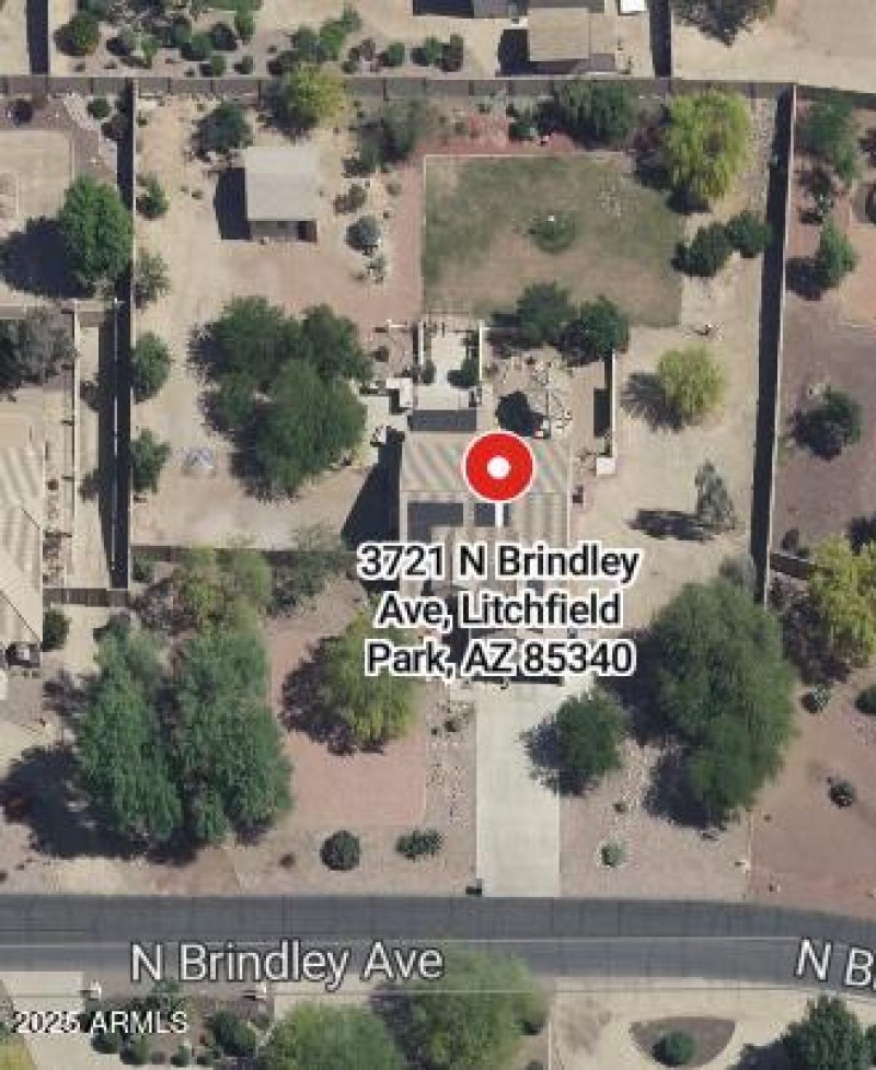 Overhead View of 1-Acre Lot