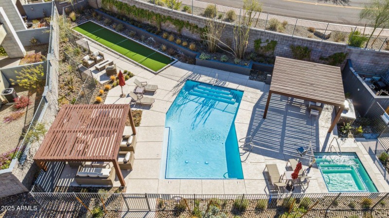 Aerial Pool Area