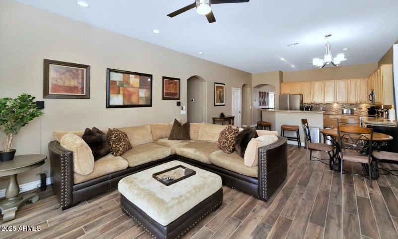 Large Sectional Seating At Family Room