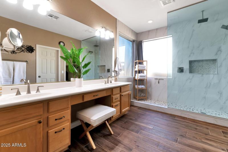 Elegant Oversized Shower at Primary Bath