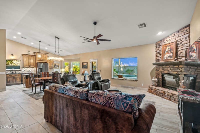 View of living room