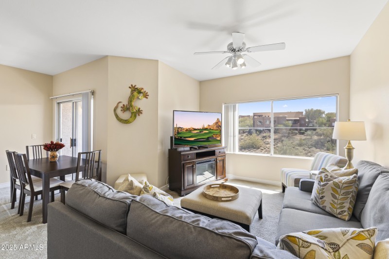 Livingroom View of Gulch