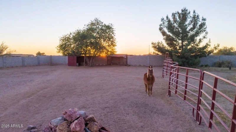 CORRAL & MANGER AREA