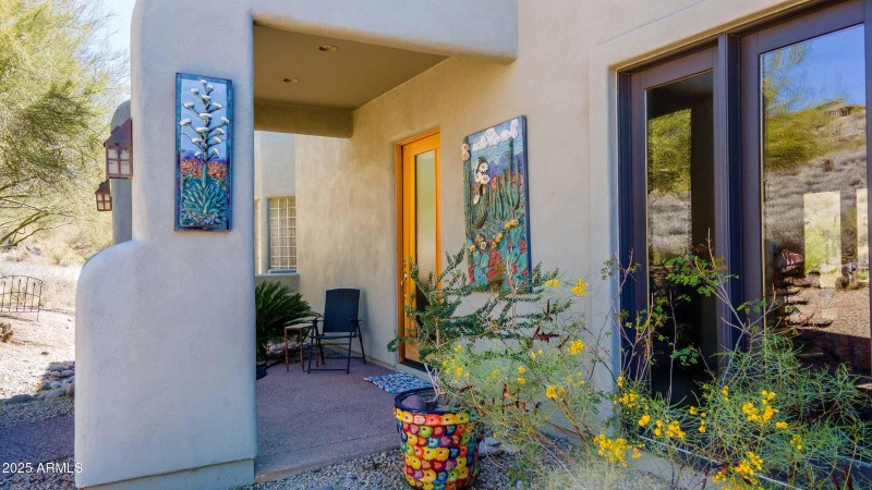 Welcoming & Private Front Entry