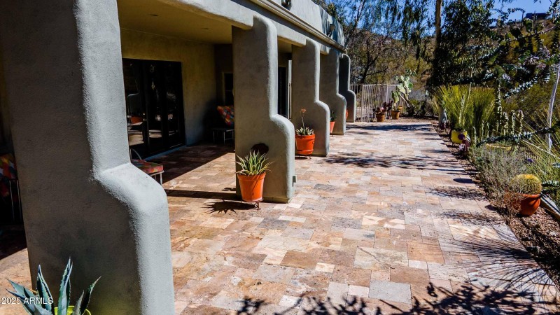 a view of the patio tile