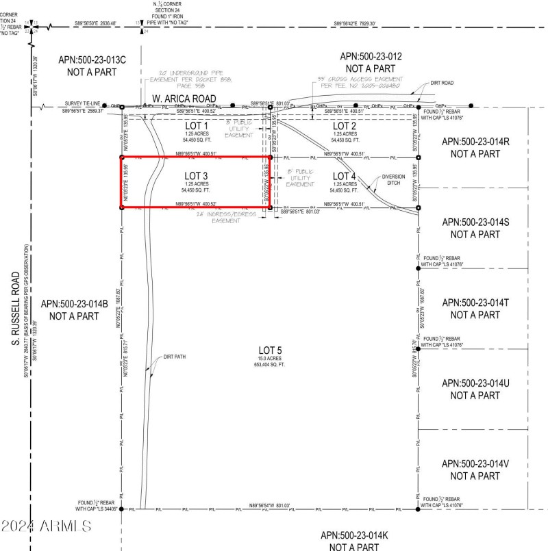 LOT 3 Survey
