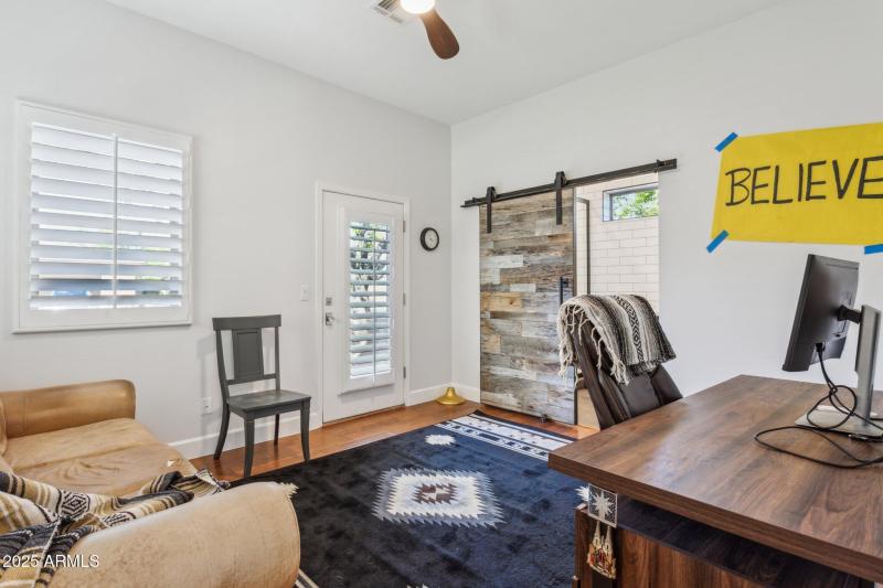 Bedroom with en suite bath