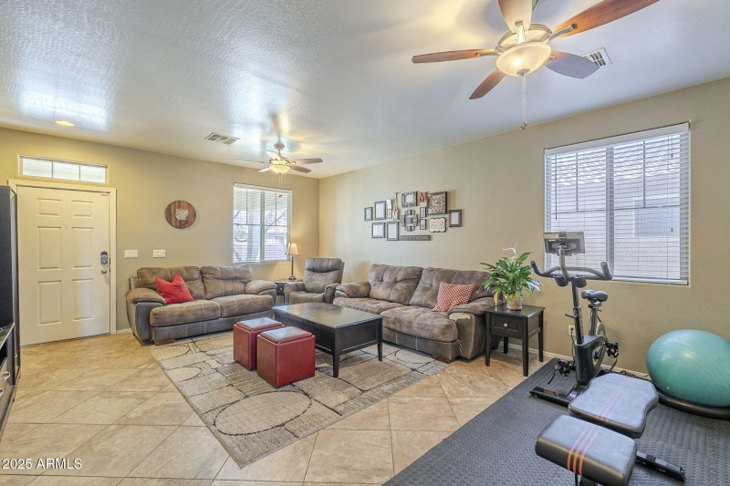 Entry into living room
