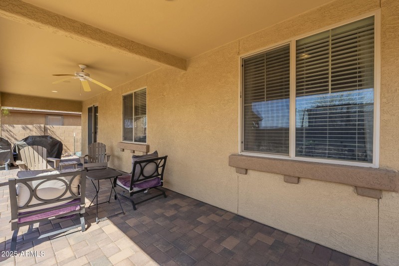 Covered patio