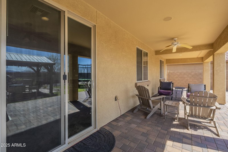 Covered patio