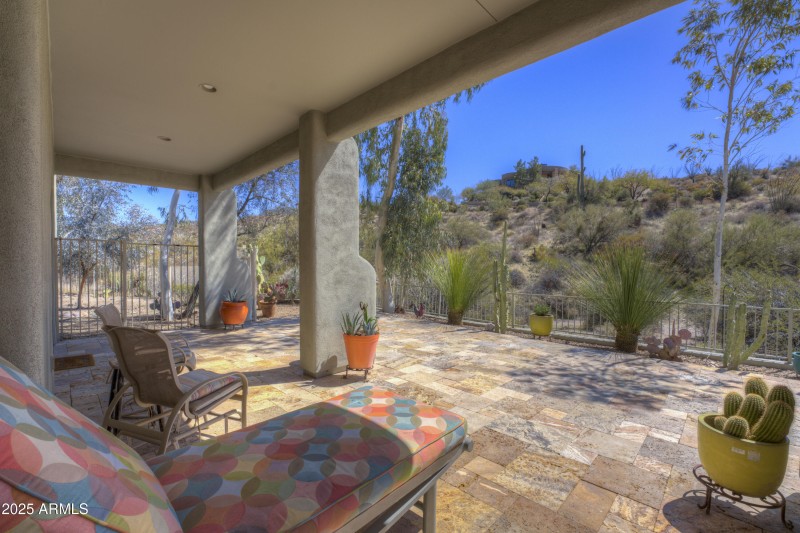 Entire back of home Patio