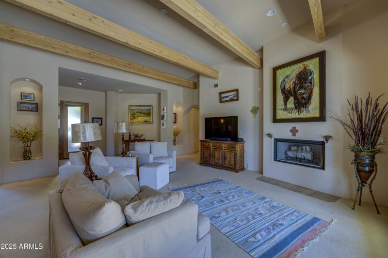 Livingroom view showing Ft door