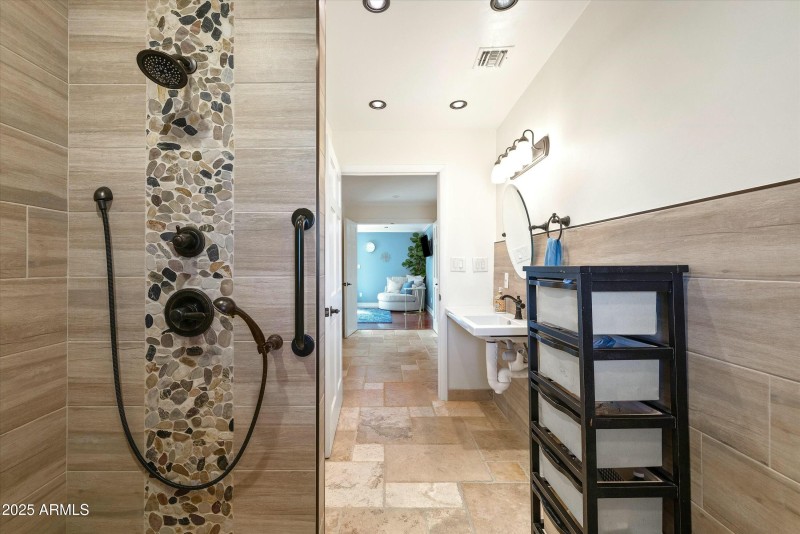 Spacious Walk-in Shower