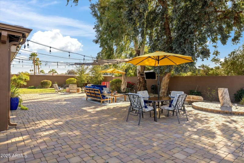 Expansive Paver Patio