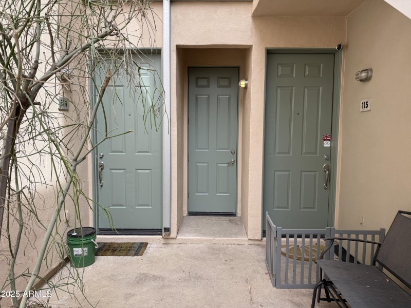 Garage entrance