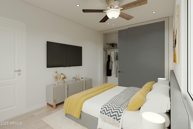 Example Rendering - Casita Bedroom