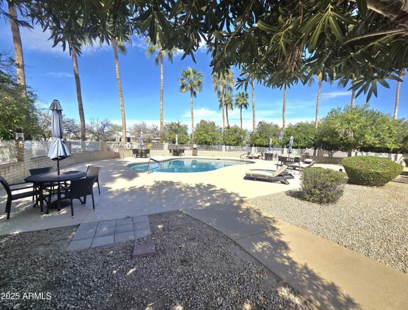 Large community pool area