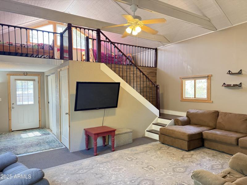 Entry to loft