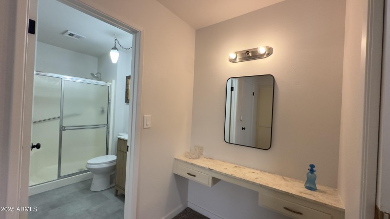 Dressing area