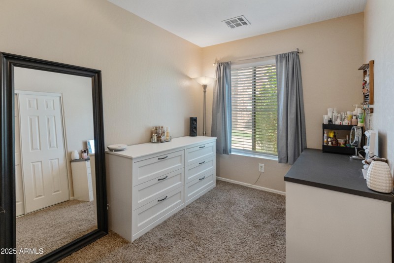 Primary Bedroom has extra space