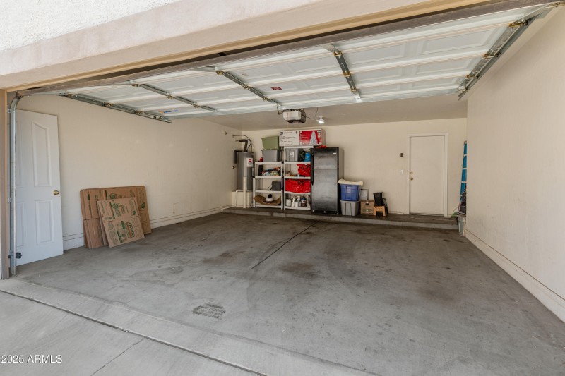 Looking in garage