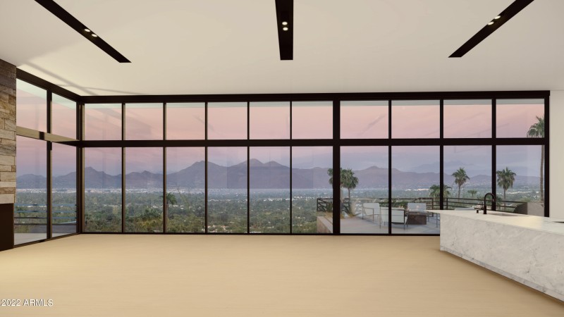 Conceptual views from inside house