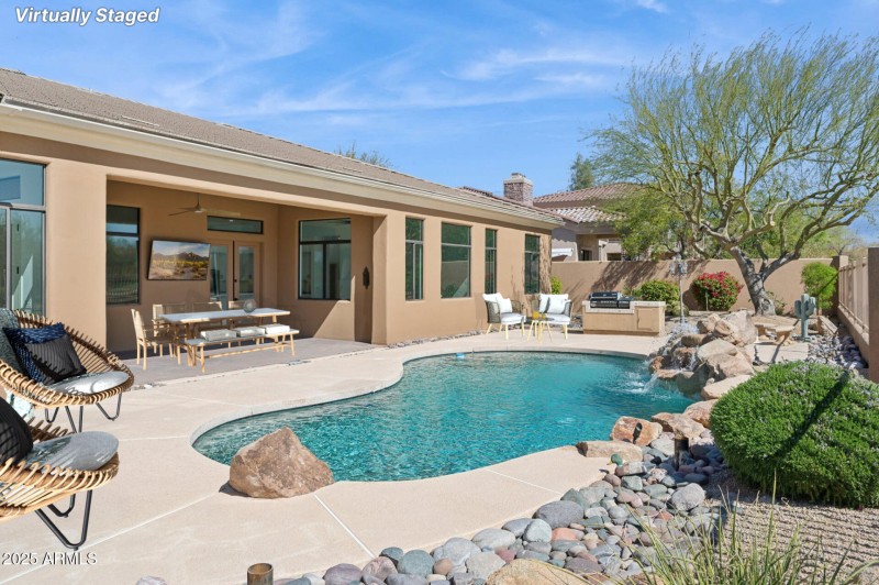 backyard Staged