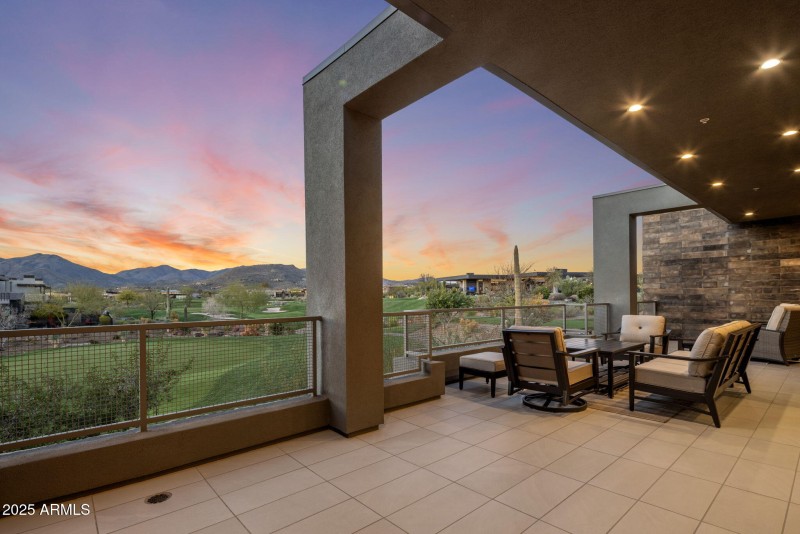 Sunset to the Northeast