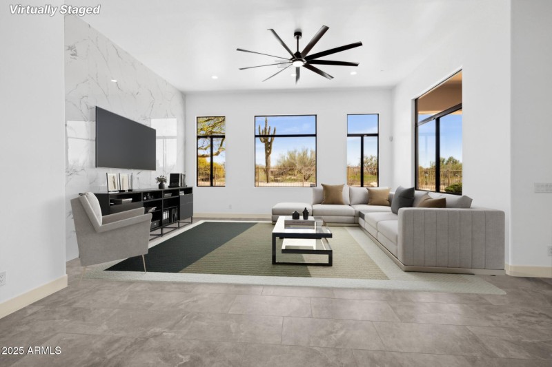 Living Room Staged
