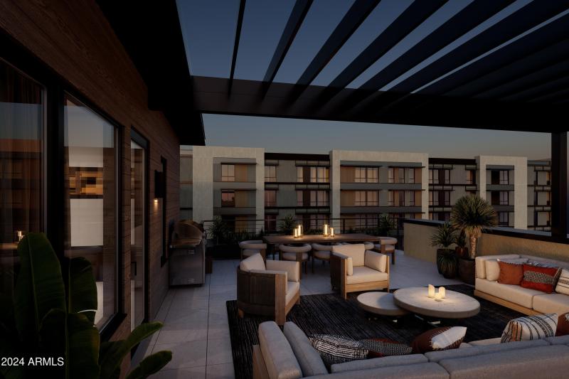 Rooftop Deck Evening