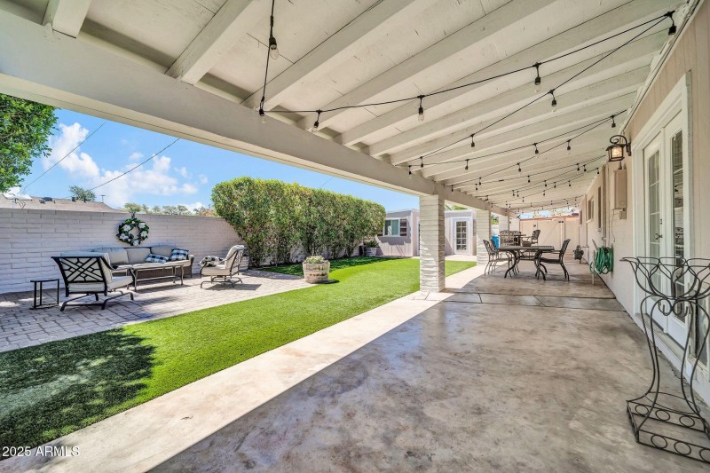 Backyard Out French Door