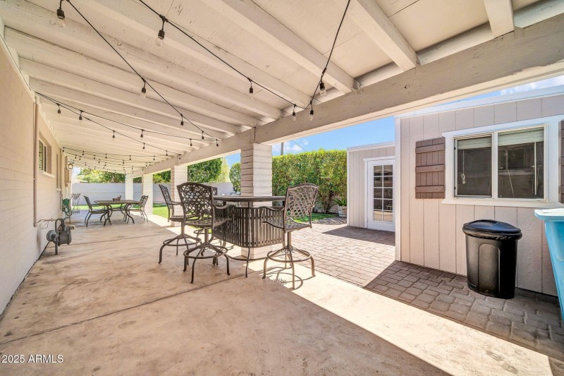 Backyard Under Patio