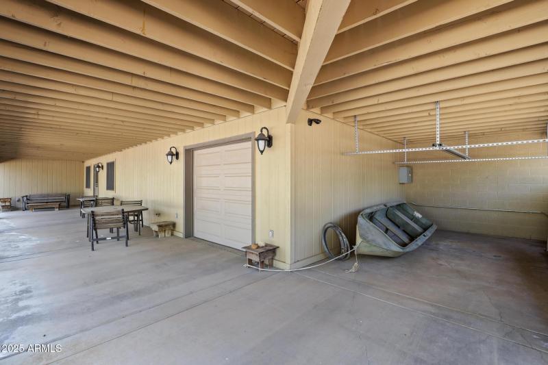 basement level garage/carport
