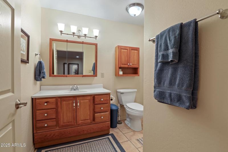 downstairs basement bathroom